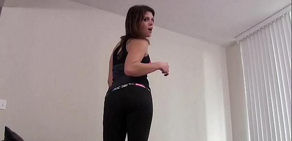  These yoga pants really show off my bubble butt JOI